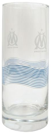 OLYMPIQUE DE MARSEILLE 2 x Verre à eau OM - Collection officielle 22 cl