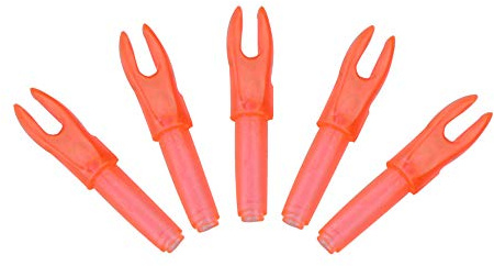 ZSHJGJR Bogenschießen Kunststoff Pfeilnocken Einfügen Nock Pin Für Innendurchmesser 4,2mm Pfeil Welle 50 Stücke