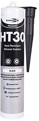 3 x Bond It HT30 High temperature Black Heat Resistant 300 deg Silicone sealant