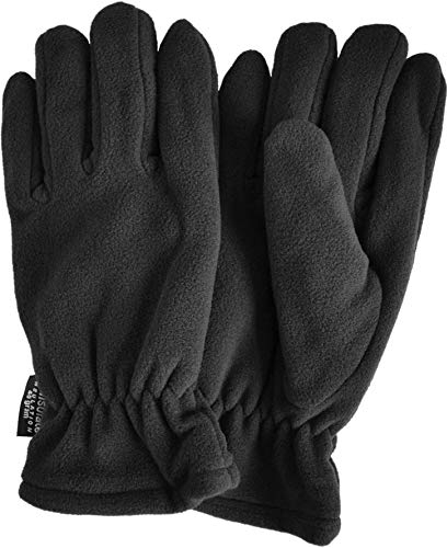 normani Thinsulate Herren Fleece Handschuhe mit Fleecefütterung - schön warm für kalte Tage Farbe Schwarz Größe S