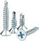 100pcs 4.2 * 16 mm Self Tapping Screws Metal Screws Self Drilling Screws for Metal Cross Countersunk Drill Tail Zinc Plated Iron(4.2 * 16mm)