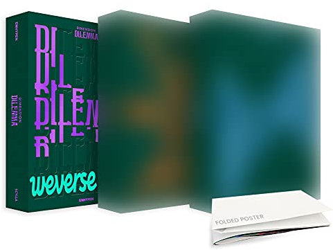 ENHYPEN Dimension Dilemma 1st Album SCYLLA version (incl. Weverse Official Gift, Pre-order Benefits : Folded Poster, OS Player Card), Transparent, CMDC11658