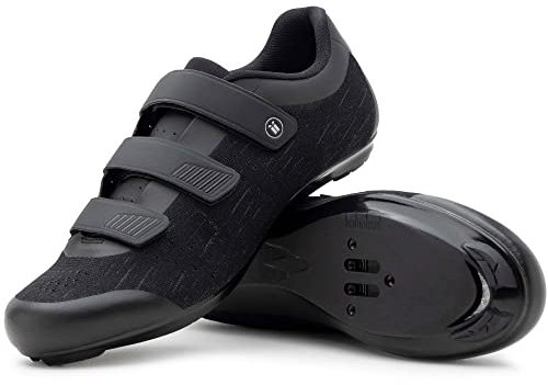 Tommaso Strada Herren Fahrradschuhe für Rennräder,Universell kompatibel mit allen Schuhclips & Bike Cleats, von SPD bis Look Delta bis Speedplay, nur Schuhe, 48 EU