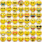 Laywvco 50Pcs Emoji Refrigerator Magnets Fridge Magnets for Locker Whiteboard Decorative Magnets - Cute Funny Magnets for School Home Kitchen Office Gift for Teacher Family and Friend