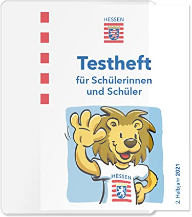 2 fundas para cuadernos de prueba para estudiantes y estudiantes Hesse – 106 x 155 mm – Apertura lateral para una práctica inserción transversal – Funda protectora transparente