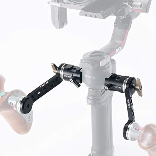 TILTA Adjustable NATO Rail Extender Arms for DJI RS2 RS3 pro RSC2 RS3 Gimbal, with Rosette Mount TGA-ANA