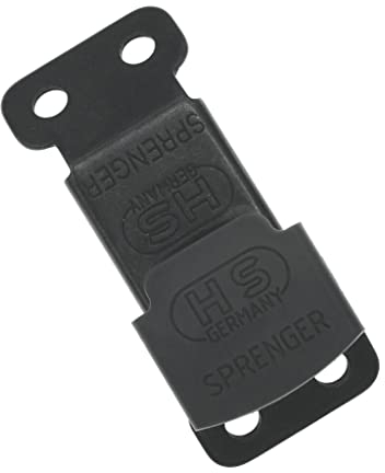 Herm Sprenger Schwarz Edelstahl ClicLock Schnalle Schnellverschluss für Hundetraining Prong Halsband für kleine, mittelgroße und große Hunde Made in Germany (3,2mm)
