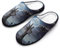 Zombie Hand in Halloween Night Mens Cotton Slippers Winter Warm Home Slippers Non-Slip Bedroom Shoes 7-8（40-41）