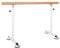 Ballettstange Mobile Ballettstange for den Haushalt, Stahl-Massivholzgriff mit Vier Saugnäpfen, 500 kg Tragfähigkeit (Color : Pink, Size : 1M/3.3FT)