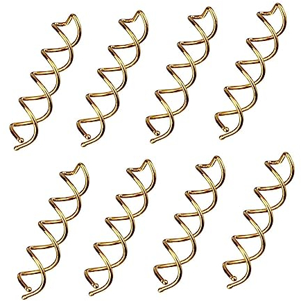 Beavorty 20pcs Gold Spiral Hair Pins Spiral Bobby Pins Hair Screw Clips for Women Diy Styling Decorations