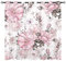 YUANZU Rosa Blumen Vorhänge Mädchen Aquarell Floral Rose Ösen Gardinen mit Blickdichte Vorhang Kälteschutz Blackout Curtain Wohnzimmer Schlafzimmer Verdunkelung Fenster, 2 Stück, H 213 x B 132 cm