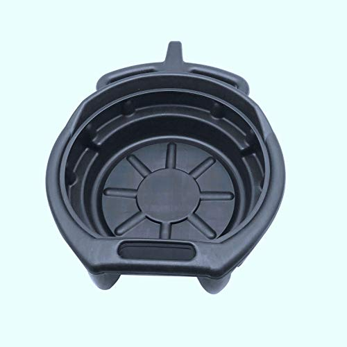 Tsadeer 7.5L Oil Drain Pan Waste Engine Oil Collector Tank Oil Trip Tray for Repair Car Fuel Fluid Change Garage Tool