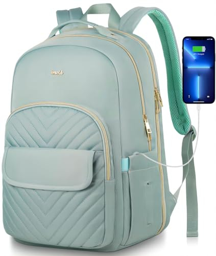 Breold Backpack Laptop Women Bookbag for Teens Girls,School Backpack for High School College for 15.6 Inch Laptop for Travel Business