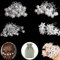 ZOCONE 50 Pièces Accessoire Cheveux Mariage Strass, Bijoux en Forme de U Pince Cheveux Mariage Fleur, Epingle Cheveux Mariage Femme Perle, Accessoire Coiffure Mariage pour Coiffure de Mariage (A)