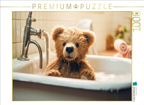 CALVENDO - Puzzle EIN Motiv aus dem Kalender Teddybär und Seine Abenteuer | 1000 Teile Lege-Größe 64x48cm Foto-Puzzle für glückliche Stunden