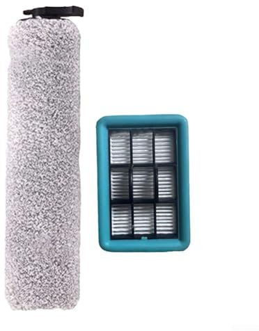 YUETTYY Lot de 2 brosses de rechange pour aspirateur BISSELL HF2/3845N/3831, réutilisables, 1 brosse à rouleau, 1 filtre