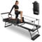 ONETWOFIT Pilates Reformer Maschine, Faltbare Pilates Reformer Kern Bett Ausrüstung Maschine für Home Gym Frauen Yoga Workout Indoor Pilates Übung Ausrüstung grau Kern Bett