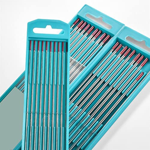 Acier à faible teneur en carbone 10 pièces électrode de tungstène tige de tungstène 1.6 2.0 2.4 3.0 3.2 accessoires de torche de soudage à l'arc en tungstène soudage en acier au carbone tige de soudag