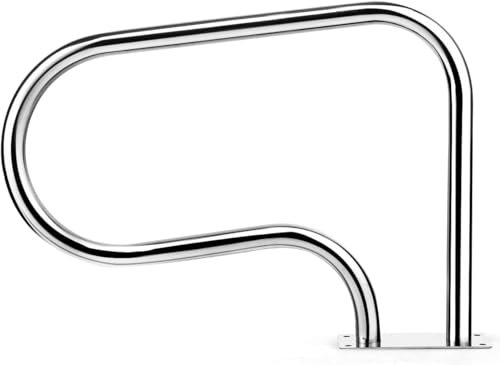 FANTASK Pasamanos para piscina, asistente de acceso 304 de acero inoxidable, asa para piscina