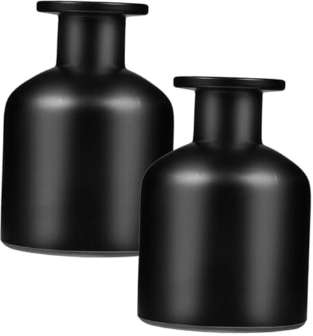 Ipetboom 2pcs Aromatherapy Bottle Perfume Sample Diffuser Jar Empty Essential Oil Container for Home Office