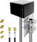 Maswell Antenne extérieure 5G 2 x 2 MIMO, jusqu'à 6 dBi, 600-8000 MHz Antenne externe omnidirectionnelle 4G+ LTE 5G NR pour routeur robuste, caravane, maison, câble équivalent LMR195 de 2 m, 2 x