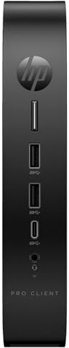 HP Pro t550 - Thin Client - USFF - 1 x Celeron J64122 / 2 GHz - RAM 8 GB - Flash 32 GB - eMMC - UHD Graphics - 1GbE - Igel OS - Monitor: keiner - Tastatur: Deutsch