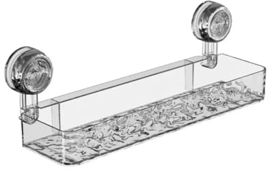Duschablage mit Saugnäpfen – stabile Eckablage ohne Bohren, Wasserablauf, rostfrei, ideal für Shampoo & Kosmetik, platzsparend & stilvoll, perfekte Badezimmer-Organisation (braun)