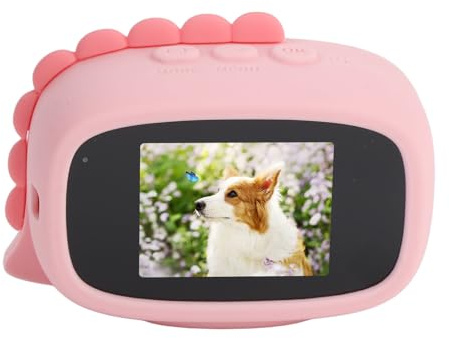GOWENIC U -Boot -Kamera, 4X Digital Zoom Compact Small Camera 12 MP für den Strand (PINK)