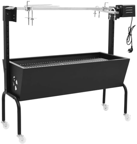 Générique Rôtissoire pour Barbecue électrique Acier Inoxydable,Maison & Jardin,Arts de la Table & Arts culinaires,Électroménager de Cuisine,Barbecues,Noir,19.68 KG,49326