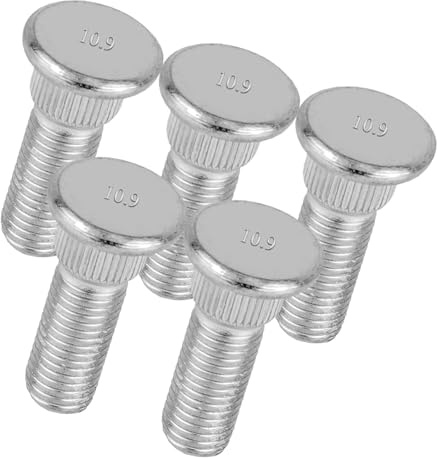 Aputoxz Lot de 5 goujons de roue en acier M12-1.50, 49 mm, pour Che-vrolet Lex-us Toy-ota, Avalon, Camry, Corolla – Accessoires de voiture