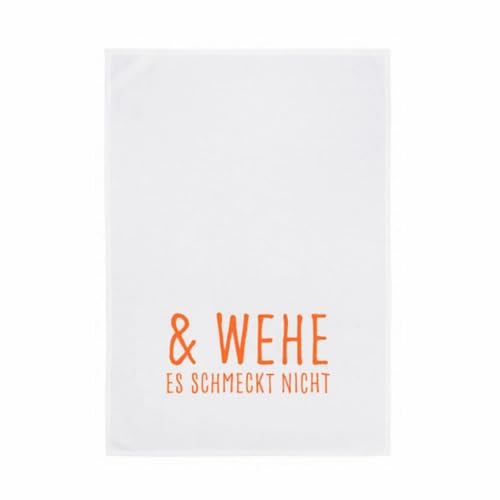 17;30 HOME Geschirrtuch - & WEHE ES SCHMECKT Nicht