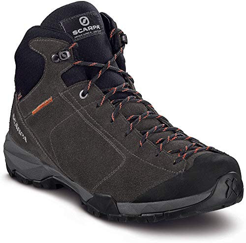 Scarpa M Mojito Hike GTX Schwarz - Gore-Tex Wasserdichter atmungsaktiver Herren Gore-Tex Wanderschuh, Größe EU 36 - F