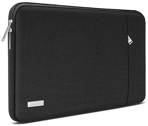 TECOOL Laptop Tasche Hülle für 12,3-13 Surface Pro 11/10/9/8/7/6/5/4,MacBook Air 13.6 M2 M3 M4 A3240 A3113 A2681 2025-2022,MacBook Air Pro 13 M2 M1 2022-2016 wasserdichtem Schutztasche,Schwarz