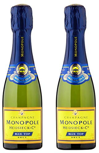 Heidsieck Monopole Blue Top Brut Champagne NV 2 x 20cl
