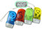 LQNB 3 LEDs Dynamo Wind Up Lampe de Poche pressage a la Main Manivelle Caoutchouc Naturel Lampe de Poche sans Piles