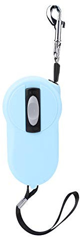 Automatisches Zugseil für kleine Haustiere, Retractable Dog Leash Hochleistungs-Haustierleine Nylon-Reflexband Tangle Freed Lock für Katzen und Welpen(Hellblau)