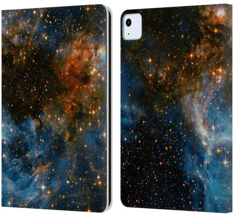 Head Case Designs sous Licence Officielle Cosmo18 Galaxie Espace 2 Étui Portefeuille en Cuir Compatible avec Apple iPad Air 11 2020/2022/2024/2025
