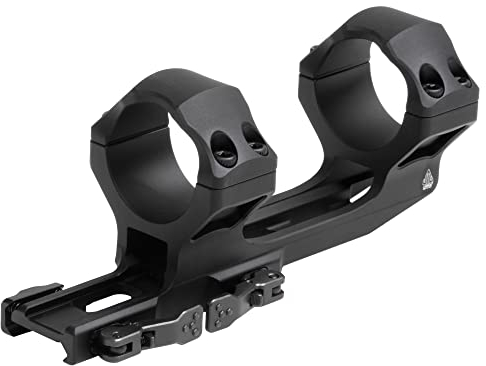 UTG ACCU-SYNC QR Cantilever Mount 34mm, X-High Pro, 70mm Offset Sporting_Goods, Schwarz, one Size