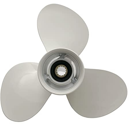 SLEIPNIR Propeller 11 3/4x10 für Yamaha Außenborder Schrauben 40-55 Pferdestärke Aluminium 13 Zähne OEM NO:663-45954-01-EL 11.75x10