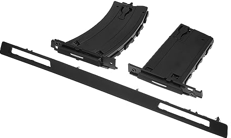 X AUTOHAUX 3pcs Voiture Tasse Support Ensemble Garniture Panneau Rétractable 51459173469 Noir