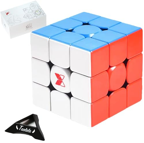 Taolele QY X-Man Tornado V3M Geschwindigkeit Würfel, 3x3 Standard Edition Aufkleber Magic Cube QY Tornado V3 M 3D Puzzle Spielzeug (Standard Edition)