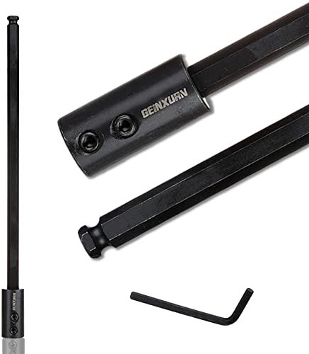 GEINXURN Tools Hole Saw Extension Chuck, 12-Inch x 1/2-Inch