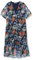 Hope & Ivy Womens The Agda Button Front Tea with Drop Hem Special Occasion Dress, Blue, 16 UK