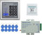 YAVIS 125 kHz RFID Kartenleser, freistehend, Zutrittskontrolle + 110 – 240 V AC 12 V DC 3 A 36 W Power Supply + Nähe Eingangstür, Nummernblock, 10 Tasten EXIT Charms Schlüssel