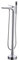 Mitigeur pour Baignoire ilot, 2 Modes Chaud Et Froid Mitigeur Baignoire Ilot Sur Pied, Laiton Robinet de Baignoire,chrome