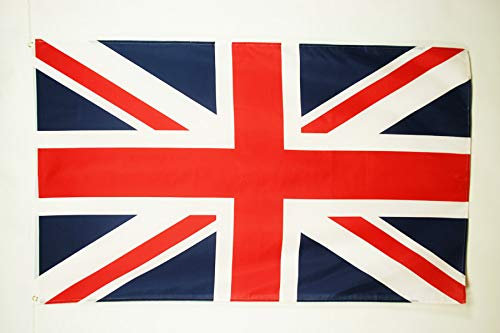 AZ FLAG - Bandera Reino Unido - 150x90 cm - Bandera Inglesa - Britanica – Uk 100% Poliéster ligero Con Ojales de Metal integrados - 80g