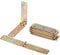 Aqbau® 10er Set Kistenband Scharnier 30 x 200mm aus feuerverzinkt, Schwerlastscharnier, Tischbänder, Gerollte scharniere klappbar, Möbelscharniere, Kistenscharnier, Robuste Türscharnier
