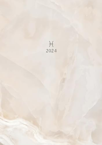 Jahresplaner 2024 mit Horoskopen für 2024 I Sternzeichen Fische: Sternzeichen- Kalender
