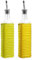 Winter Shore 500 ml Geripptes Essig und Ölflaschen Set (2er-Pack) - Essig Öl Flaschen mit Tropffreiem Gummistopfen-Ausgießer - Blei- & BPA-Freie Olivenöl Flasche aus Lebensmittelechtem Borosilikatglas