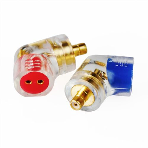 IPX T2 to IEM 2Pin 0.78mm Adapter for UE, Westone, Etymotic, 64 Audio, IEM Bluetooth Adapter, T2 Male to MMCX / 0.78mm 2Pin Female (T2 to 2 Pin Flat)